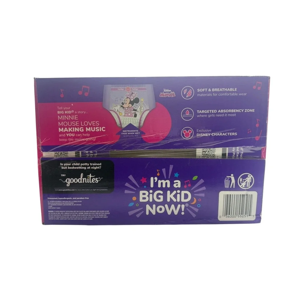 Huggies Training Pants Pull ups Girls Diapers‎ 5T-6T Disney Minnie Mouse 84 Ct